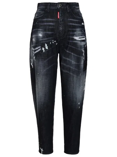 Dsquared2 Pioneer Wash 80's Jeans In Black