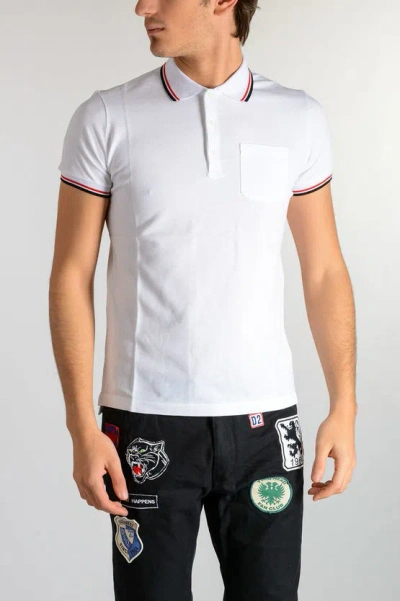 Dsquared2 Pique Cotton Polo In White