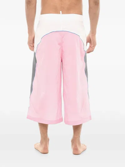 Dsquared2 Piranha Logo-print Swim Shorts In Pink