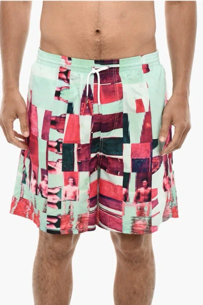 Dsquared2 Pixel Geometric Motif Swim Motif