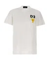 Dsquared2 Pixel-print Short-sleeve T-shirt In White