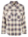 Dsquared2 Plaid Button-down Shirt With Chest Pockets In Multi