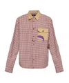 Dsquared2 Plaid-check Pattern Cotton Shirt In Pink