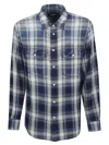 Dsquared2 Plaid Cotton Shirt With Flap Pockets In Multi