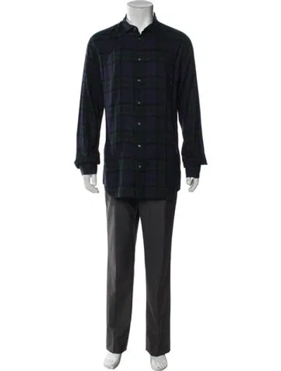 Pre-owned Dsquared2 Plaid Print Long Sleeve Shirt In Multi