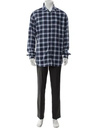 Pre-owned Dsquared2 Plaid Print Long Sleeve Shirt In Multi