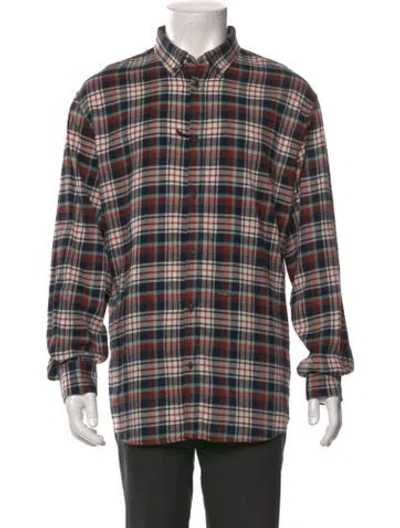 Pre-owned Dsquared2 Plaid Print Long Sleeve Shirt W/ Tags In Multi
