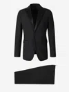 Dsquared2 Dsquared Black Stretch Viscose Suit In Black