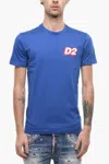 Dsquared2 Plain T-shirt With D2 Print In Multi