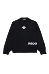 Dsquared2 Intarsia Knit-logo Jumper In Black