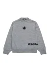 Dsquared2 Logo-jacquard Jumper In Grey