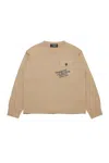 Dsquared2 Buttoned-detail Sweatshirt In Beige