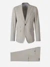 Dsquared2 Straight Wool Suit In Grey