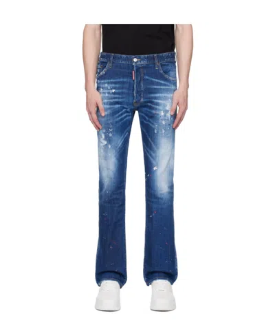 Dsquared2 Plantation Slim-fit Jeans In Blue
