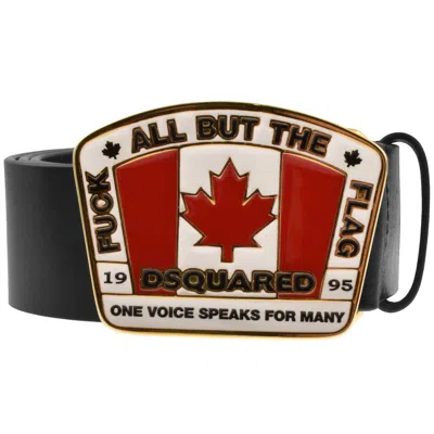 Dsquared2 Plaque Belt Black
