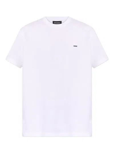Dsquared2 Plaque T-shirt In White