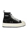 Dsquared2 Platform-sole High-top Sneakers In Black
