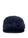 Dsquared2 Pleated Baseball Cap In Blue
