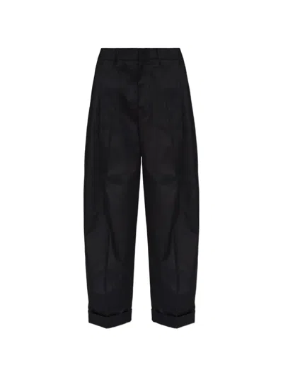 Dsquared2 Pleated-cuff Casual Trousers In Blue