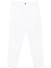 Dsquared2 Pleated Cotton Trousers In Neutrals
