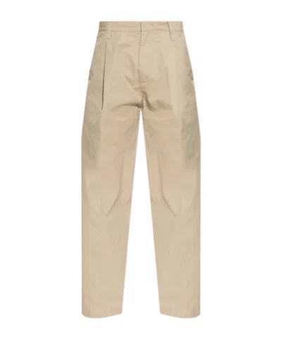 Dsquared2 Pleated Design Casual Pants In Neutral