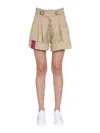 Dsquared2 Dsquared Women Cargo Shorts In Nude