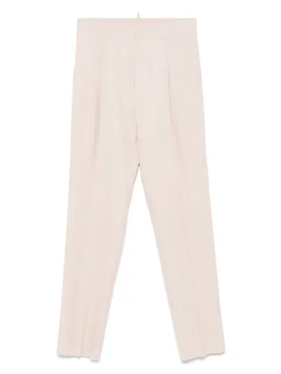 Dsquared2 Pleated Tailored Trousers In Pink