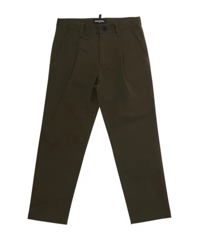 Dsquared2 Pleated Trousers In Brown