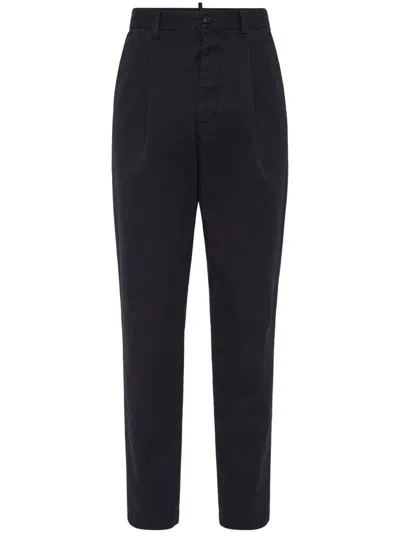 Dsquared2 Plissierte Hose In Schwarz