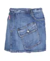 Dsquared2 Dsquared Women Skirt With Pocket In Blue