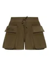 Dsquared2 Pocket Drawstring Shorts In Green