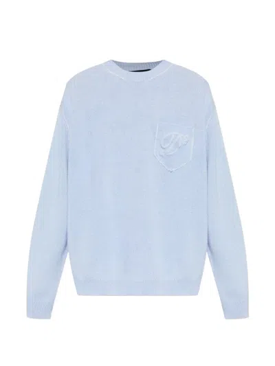 Dsquared2 Pocket Knit Jumper In Blue