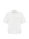 Dsquared2 Short Sleeved Buttoned Shirt In White