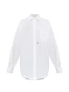 Dsquared2 Long Sleeve Buttoned Shirt In White