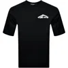 Dsquared2 Graphic Print Cotton Jersey T-shirt In Black