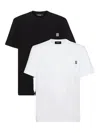 Dsquared2 Pocket T-shirt (pack Oh Two) In Multi