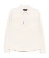 Dsquared2 Pockets Topstitch Shirt In Neutral