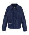 Dsquared2 Point-collar Jacket In Blue