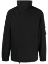 Dsquared2 Pointed-collar Zip-up Jacket In Schwarz