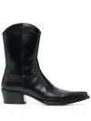 Dsquared2 Pointed-toe Ankle Boots In Black