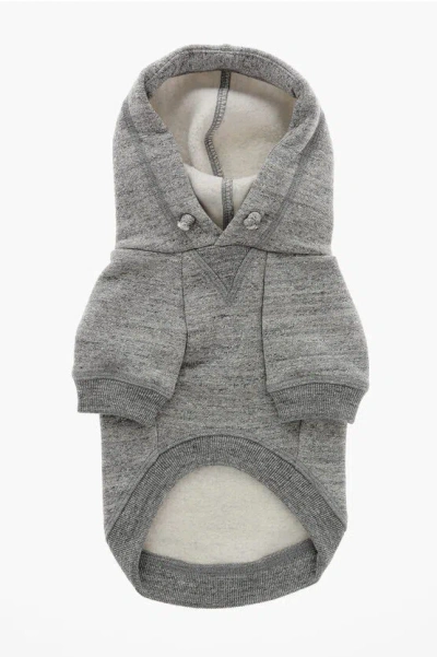 Dsquared2 Poldo Fleeced Jersey Dog Hoodie