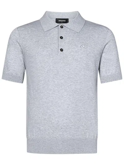 Dsquared2 Polo Shirt In Gray