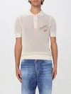 Dsquared2 Polo Shirt  Men Color Cream