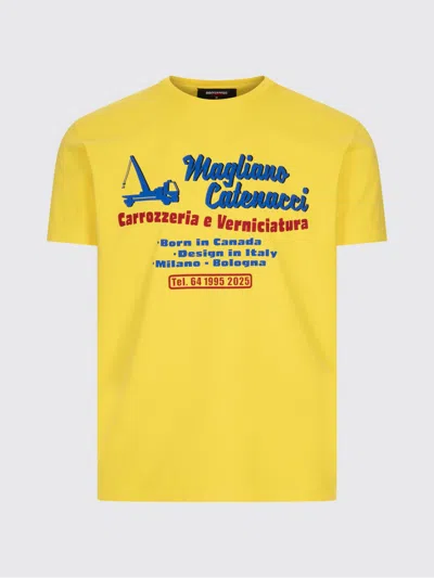 Dsquared2 Polo Shirt  Men Color Yellow