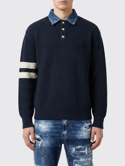 Dsquared2 Polo Shirt Men  In Blue
