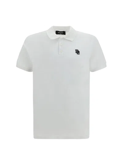 Dsquared2 Polo Shirt In White