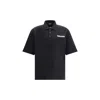 Dsquared2 Black Polo Shirt With Classic Collar And Logo Lettering On The Front