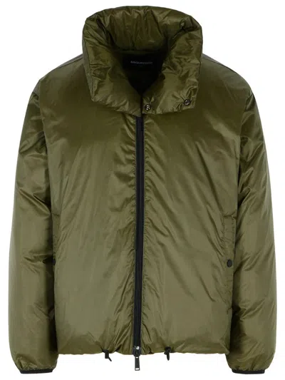 Dsquared2 Polyester Down Jacket Men In Green