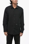 Dsquared2 Popeline 1995 Shirt With Standard Collar In Black