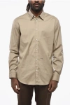 Dsquared2 Popeline 1995 Shirt With Standard Collar In Neutral